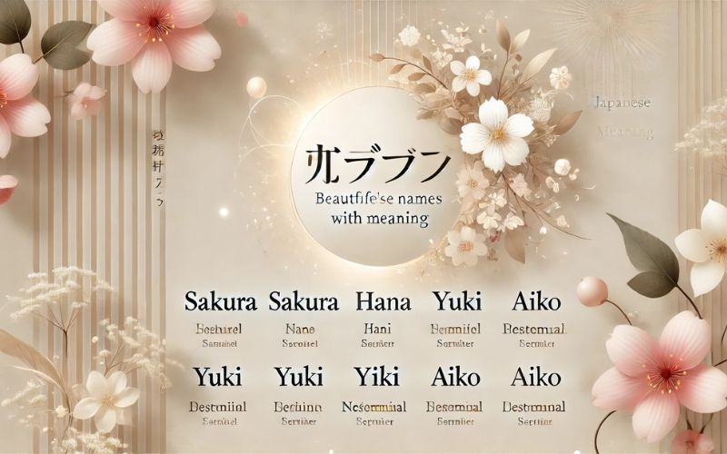 Beautiful Japanese Names for Girls