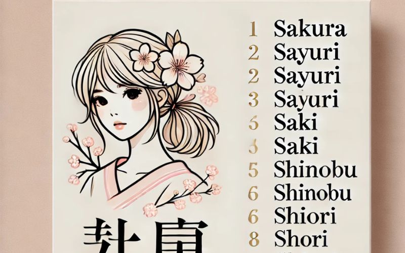 Japanese Girl Names Starting With S