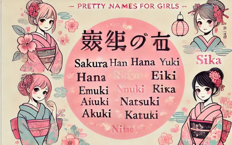 Pretty Japanese Names for Girls