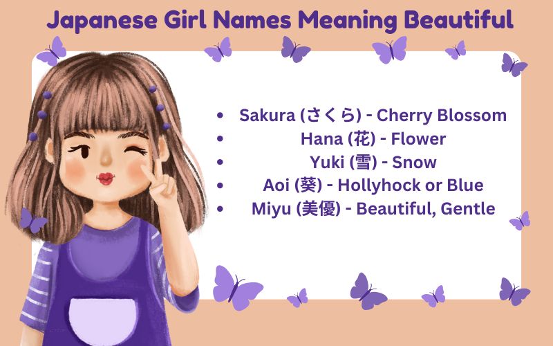 Japanese Girl Names Meaning Beautiful