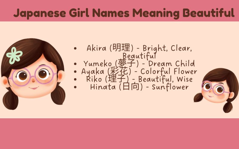 Japanese Girl Names Meaning Beautiful