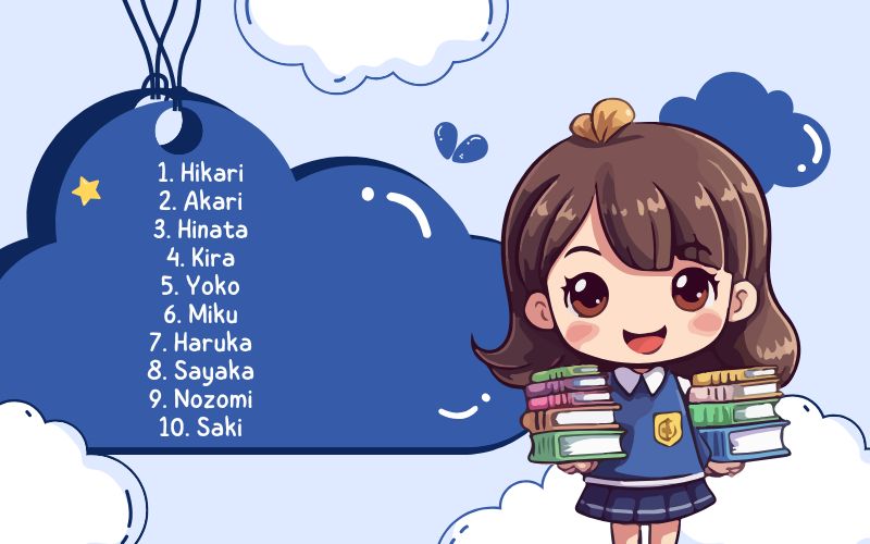 Japanese Girl Names Meaning Light