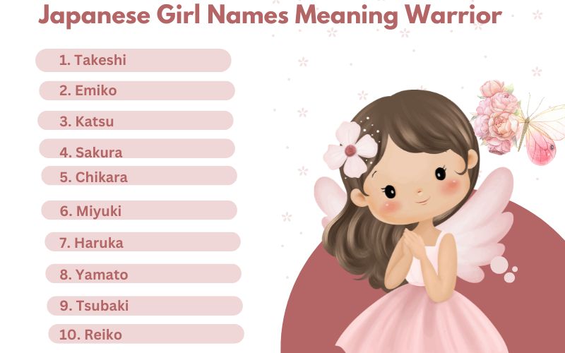 Japanese Girl Names Meaning Warrior