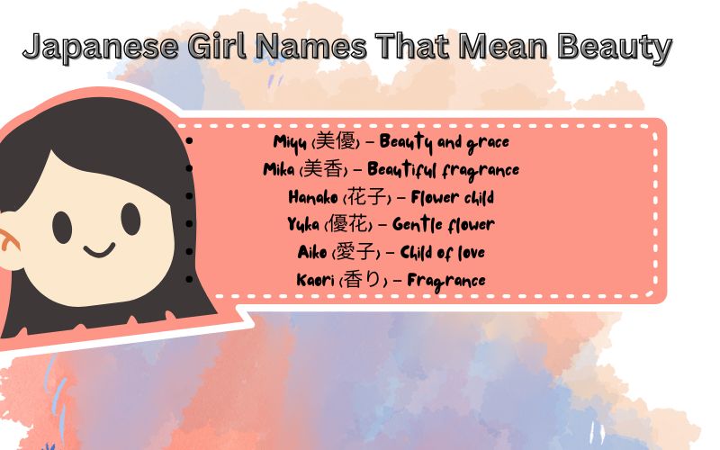 Japanese Girl Names That Mean Beauty