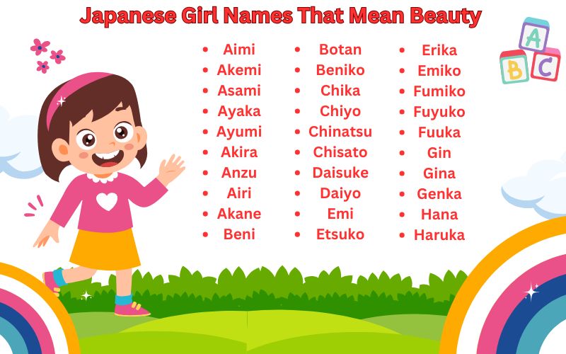 Japanese Girl Names That Mean Beauty