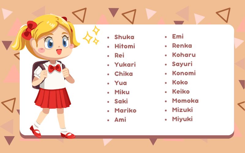 Japanese Girl Names That Mean Star