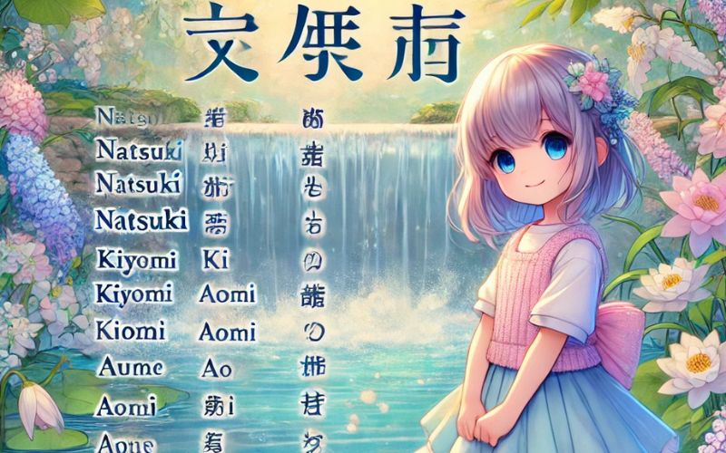 Japanese Girl Names That Mean Water