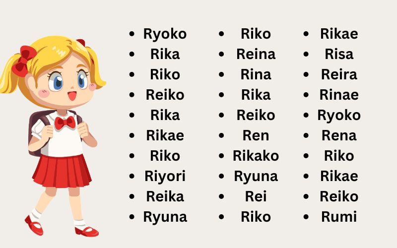 Japanese Girl Names That Start with R